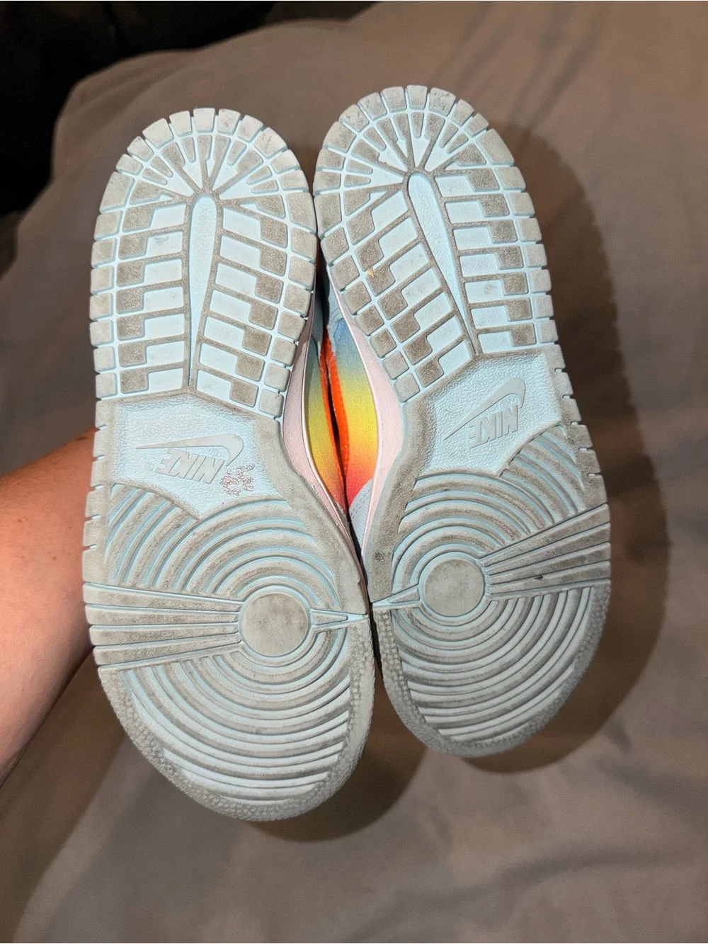 Nike Dunk Low 'Heat Map' Blue Yellow Orange (HF4797 474) GS Youth 5Y